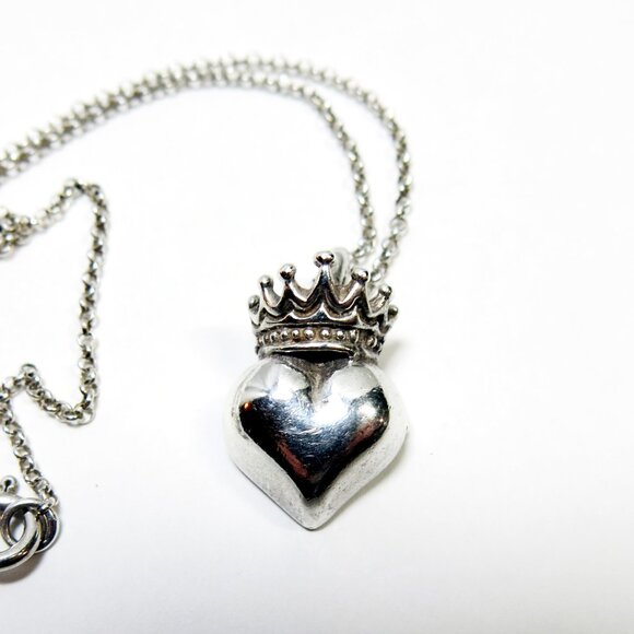 King Baby 3 Dimensional Heart Necklace ORIGINAL 'Vintage' Version, Authentic - Picture 3 of 16